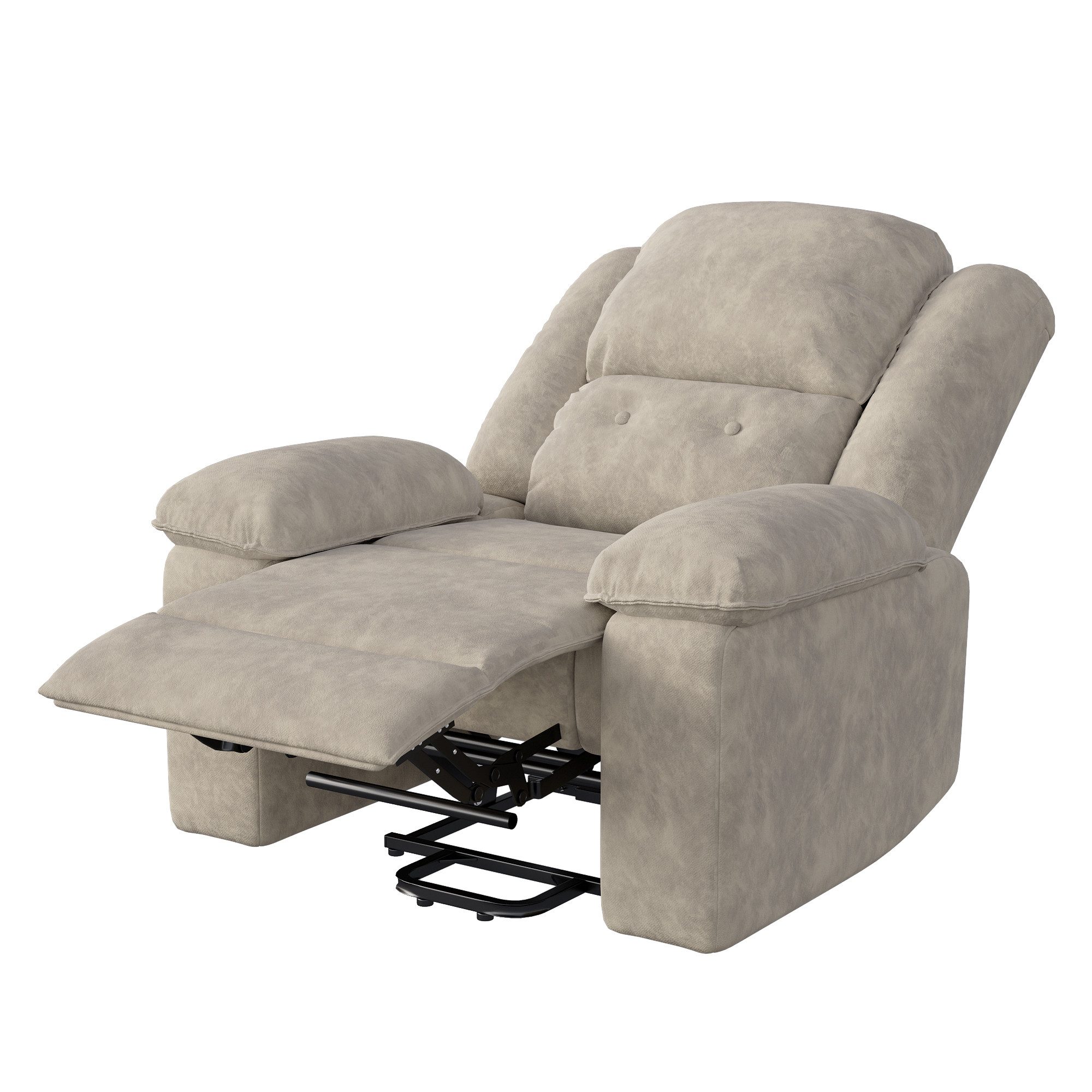 Massagesessel TV-Sessel Elektrisch Massage Relaxsessel Schlafsessel Fernsehsessel-braun 1